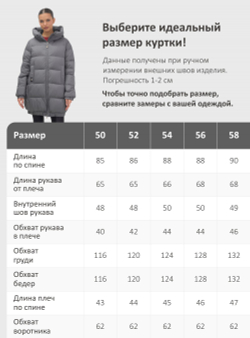 Куртка женская зимняя на резинке большого размера темно-серого цвета 7619TC