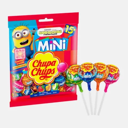 Карамель Chupa Chups Mini ассорти вкусов 90г