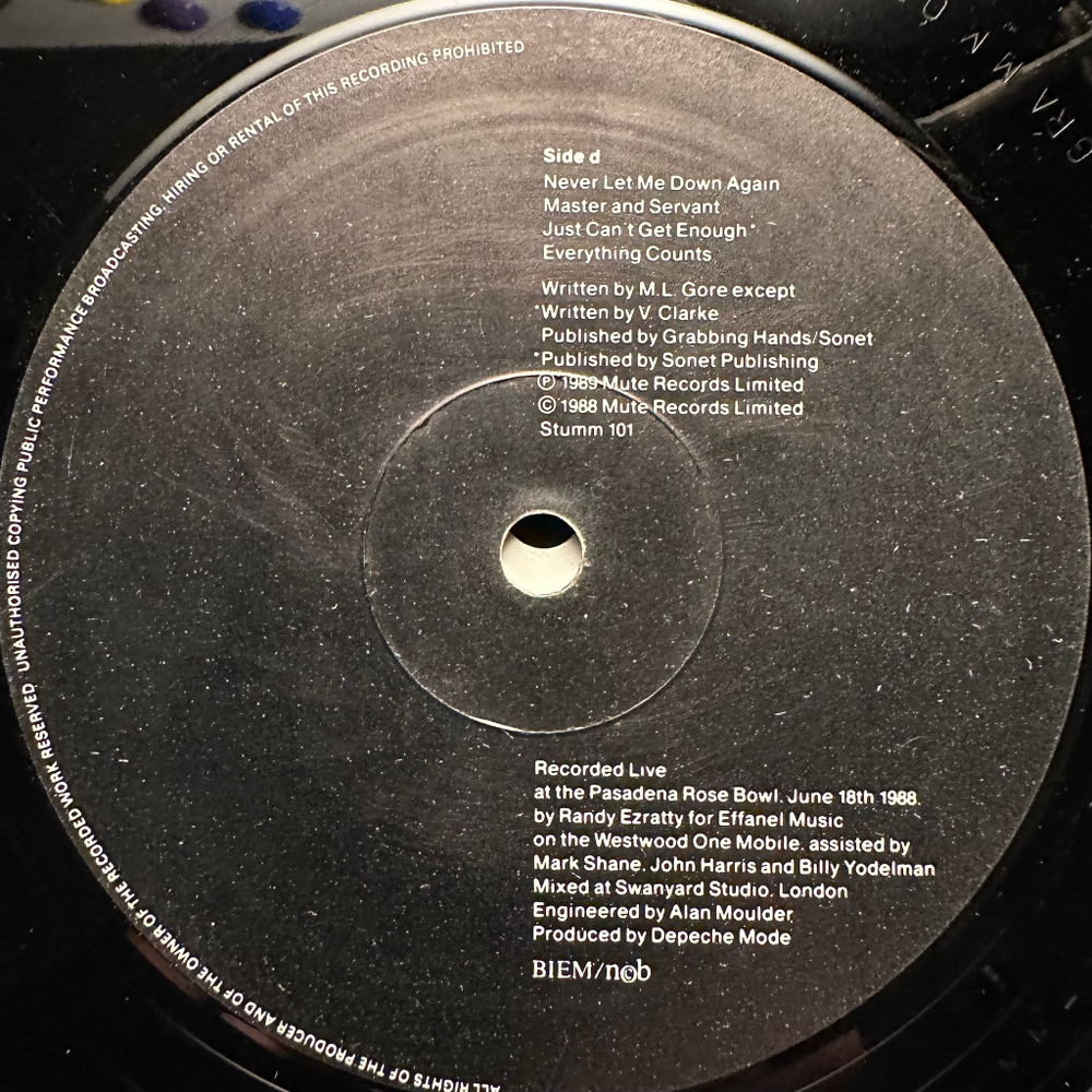 Depeche Mode - 101 2LP (Скандинавия 1989г.)