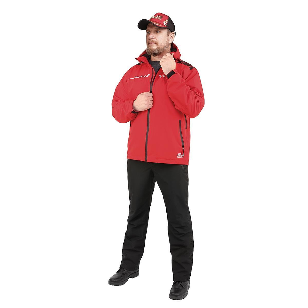 Костюм мембранный BERG красный 5/5К р.M (T-KSB-М-48/176-R) Helios