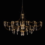 Подвесная светодиодная люстра Loft It Mira 10589/900 Gold Asfour