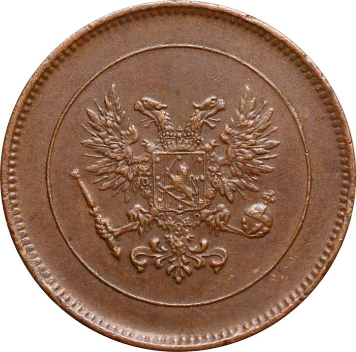 5 пенни 1917 (монета для Финляндии)