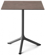 Стол ламинированный обеденный складной Scab Design Tripe Folding, антрацит, кортен