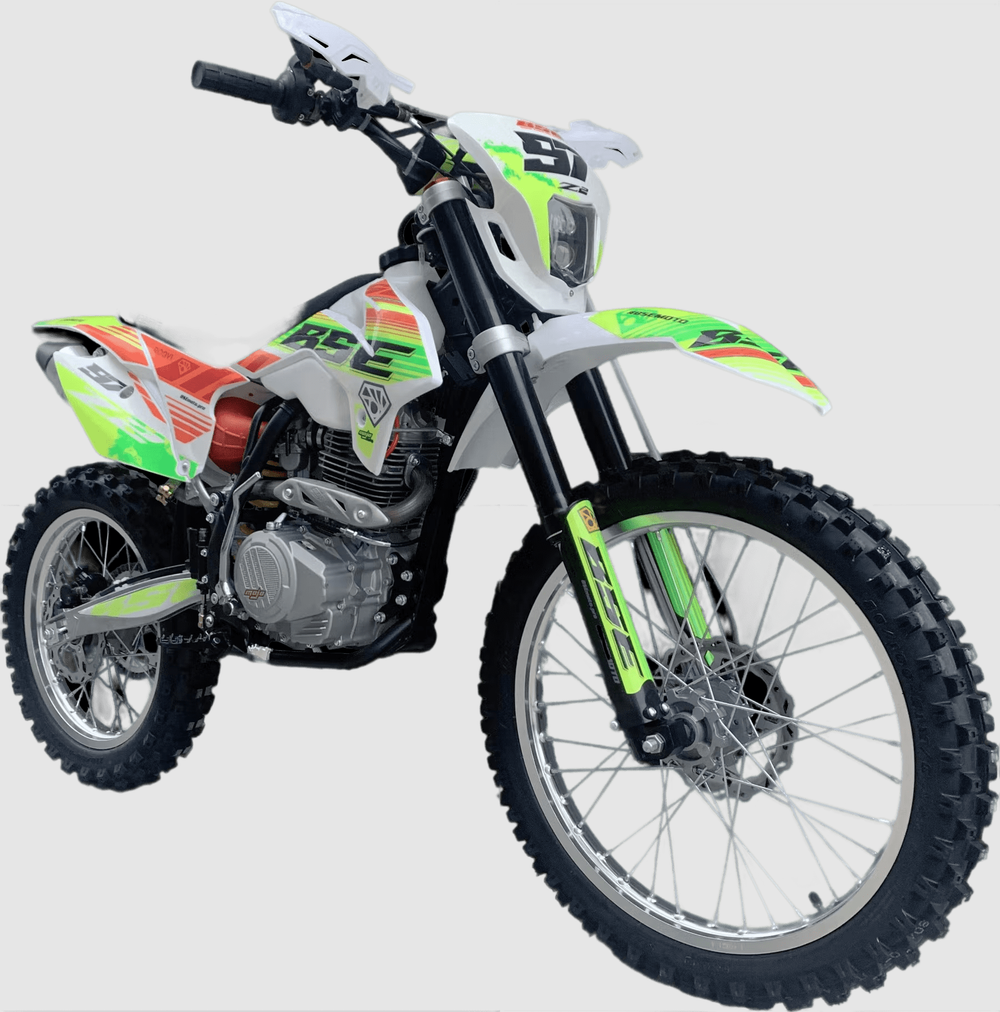 Кроссовый мотоцикл BSE Z2 21/18 Roqvi Green (015)