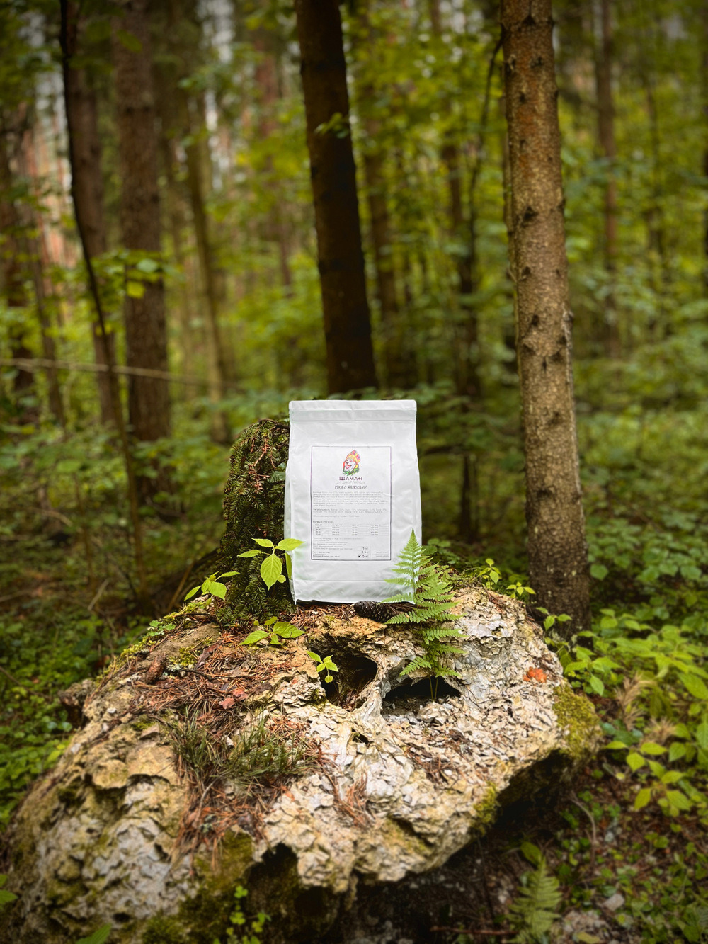 Сухой корм SHAMAN "Дух дикой природы" Утка с яблоками 5 кг; крупная гранула; для взрослых собак; Класс Холистик