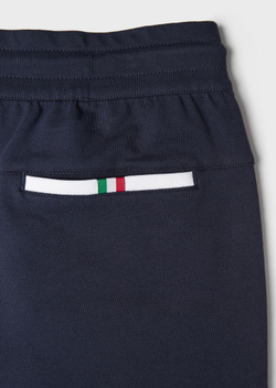 Женские теннисные шорты EA7 Woman Jersey Shorts - navy blue