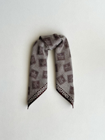 Платок коричневый Fendi