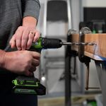 Аккумуляторная ударная дрель шуруповерт Greenworks GD24DD60K2, 3704107UA, 24v, АКБ 2 А·ч и ЗУ в кейсе