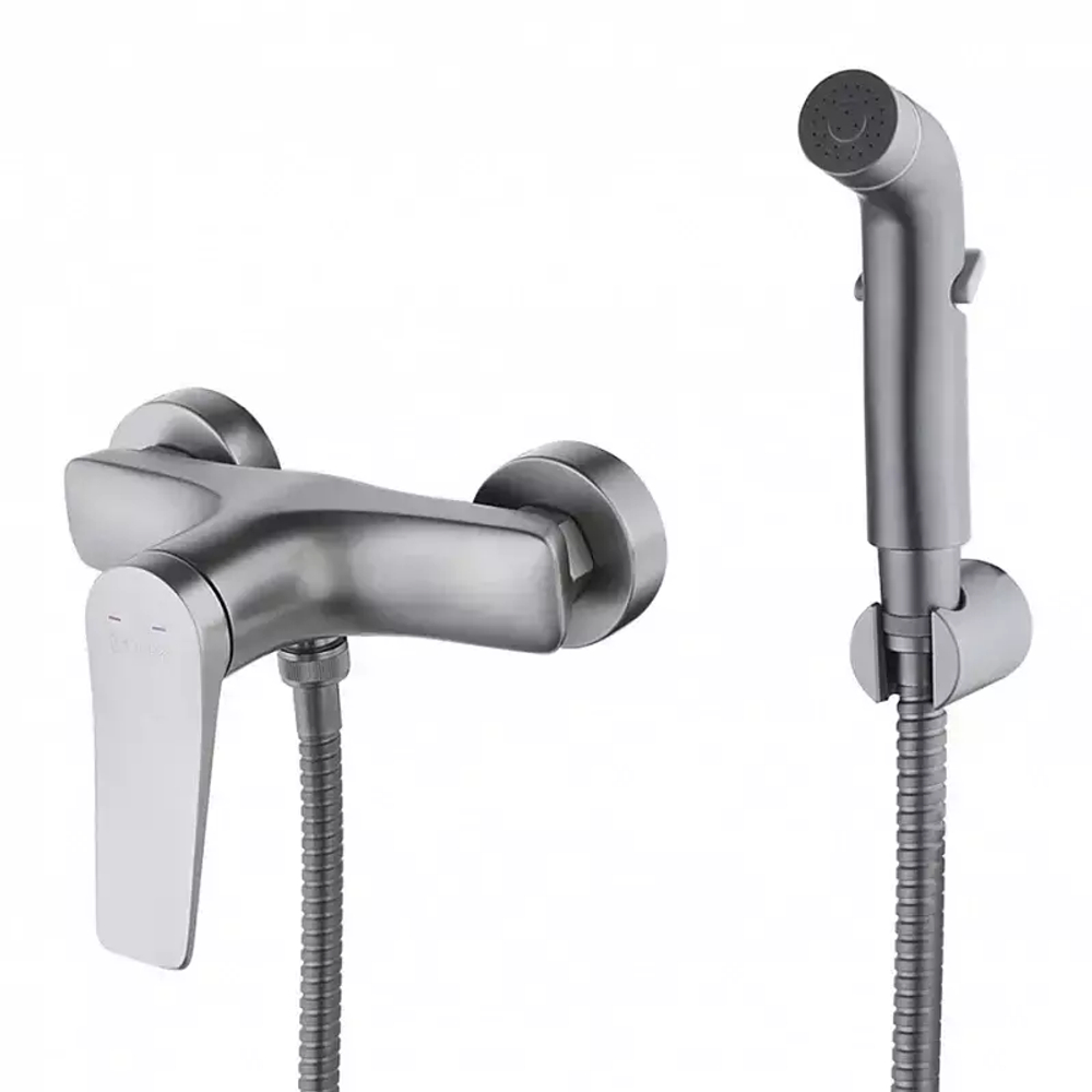 Смеситель с гигиеническим душем Lemark Bronx - LM3718GM