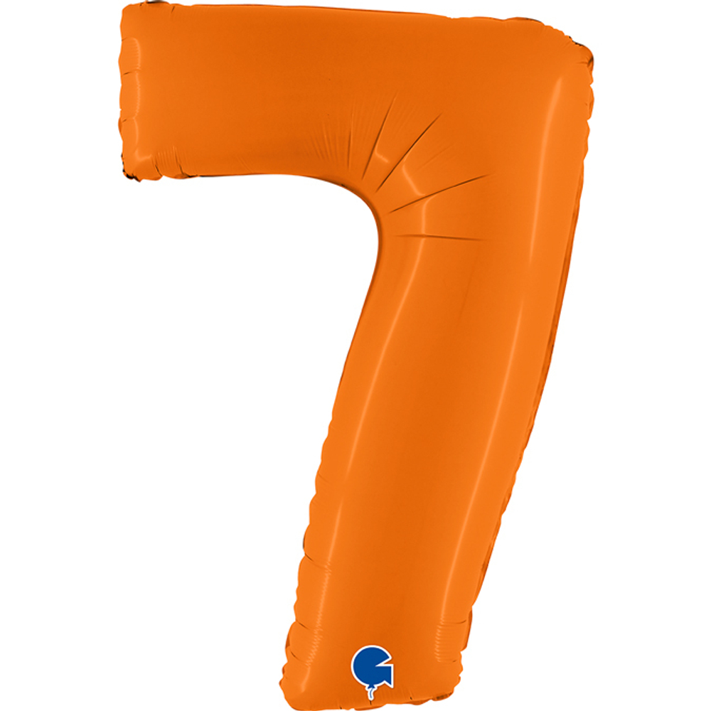 Шар Цифра Оранжевая