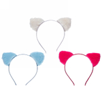 Ободок карнавальный «Пушистые ушки», микс