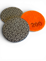 Алмазный круг для сухой и мокрой шлифовки (АГШК) Ø50мм, P200