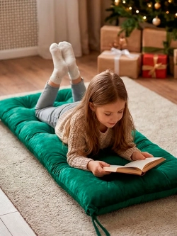 Подушка на скамью, подоконник, обувницу 100х45 см