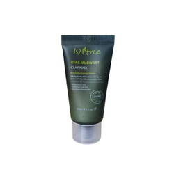 Isntree real mugwort clay mask - Глиняная маска с экстрактом полыни для жирной и проблемной кожи (travel)
