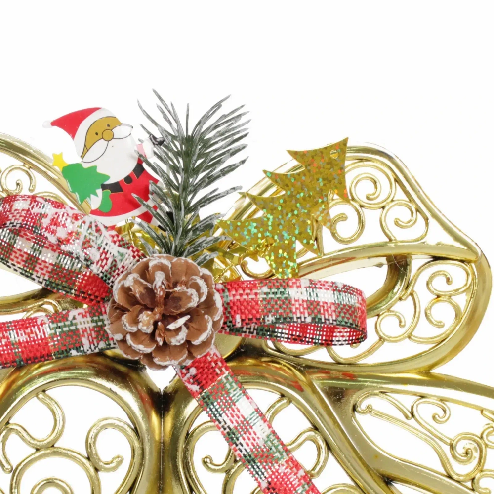 Украшение новогоднее «Лесные колокольчики» 27*20 см, Золото