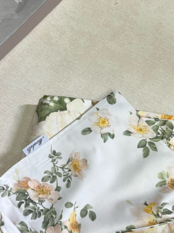 Постельное белье 2 спальное евро Mirabello Sweet Bouquet бежевое