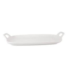 Блюдо " " 25,5х15х1,5см (min8) (фарфор) (транспортная упаковка)