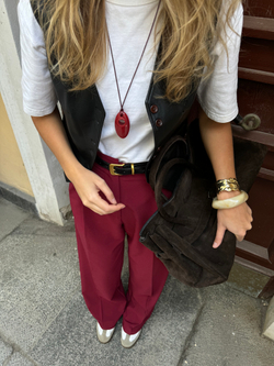 Брюки Office винный