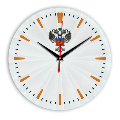 Настенные часы "Эмблема Росрезерв 02 43" Декор для дома, подарок