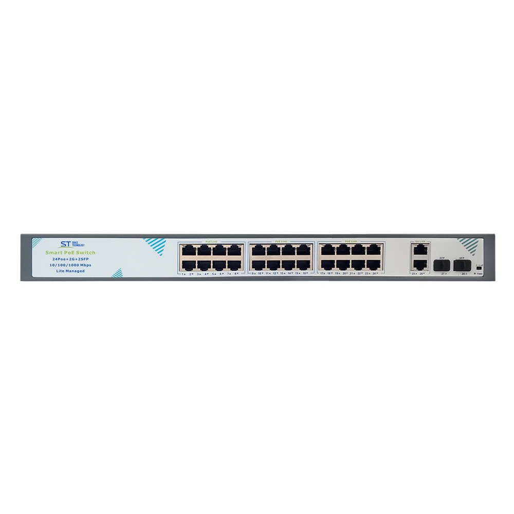 Источник питания ST-S2417POE (24G/2G/2S/400W/A) PRO LM