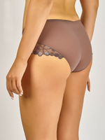 Трусы-шорты Misia с узорной вышивкой (Размер: 42) (Цвет: мокрый асфальт)