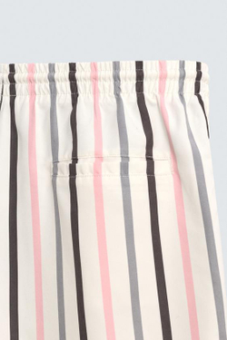 ZARA ПЛАВКИ СРЕДНЕЙ ДЛИНЫ В ПОЛОСКУ, РАЗНОЦВЕТНЫЙ