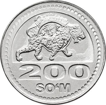 200 сум 2018 Узбекистан