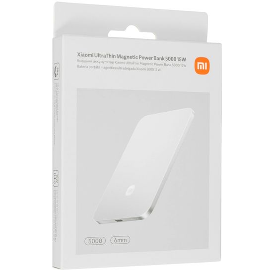 Внешний аккумулятор Xiaomi UltraThin Magnetic Power Bank 5000 15W (MDY-20-EB)