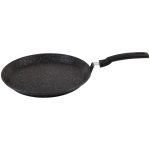 Сковорода блинная 20см с ручкой «Мраморная» (темный мрамор) сбмт200а
