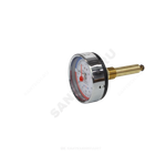 Термоманометр МД04 осевой Дк80 0-1,6 МПа L=60мм G1/4" 120С с переходником на G1/2" ЭКОМЕРА МД04-80-G-1,6МПа-120-L-60-ОИ