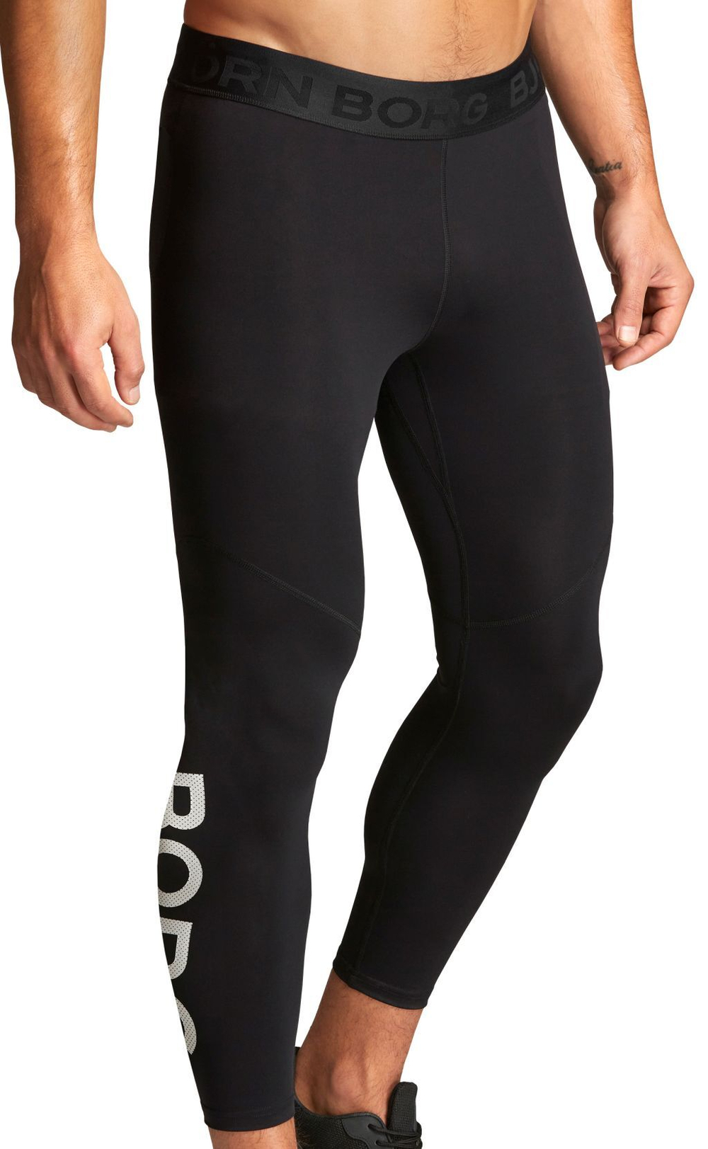 Мужские теннисные штаны Björn Borg Tights M - black beauty