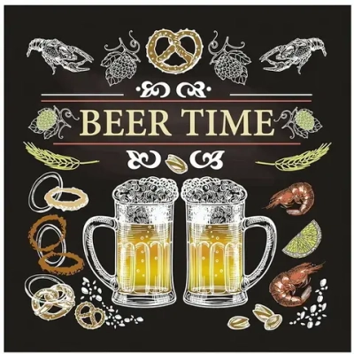 Подставка под горячее 14*14см «BEER TIME» МТ18-11