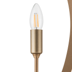 733513 Бра RAGNO 1х40W E14 ЗОЛОТО