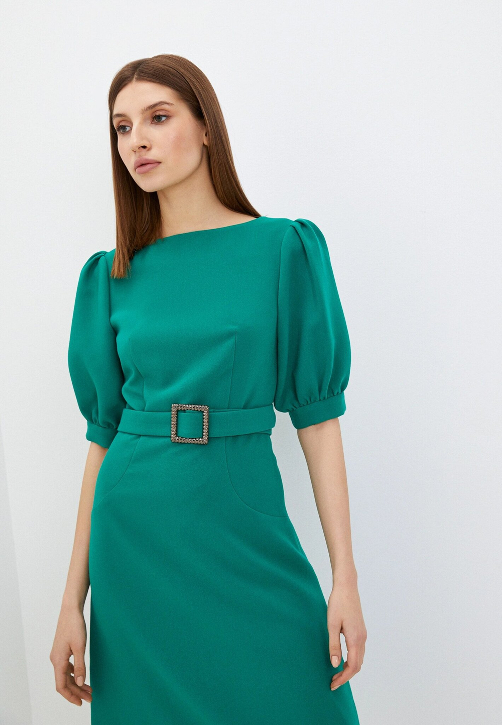 Платье САУЛЕ цвет зеленый