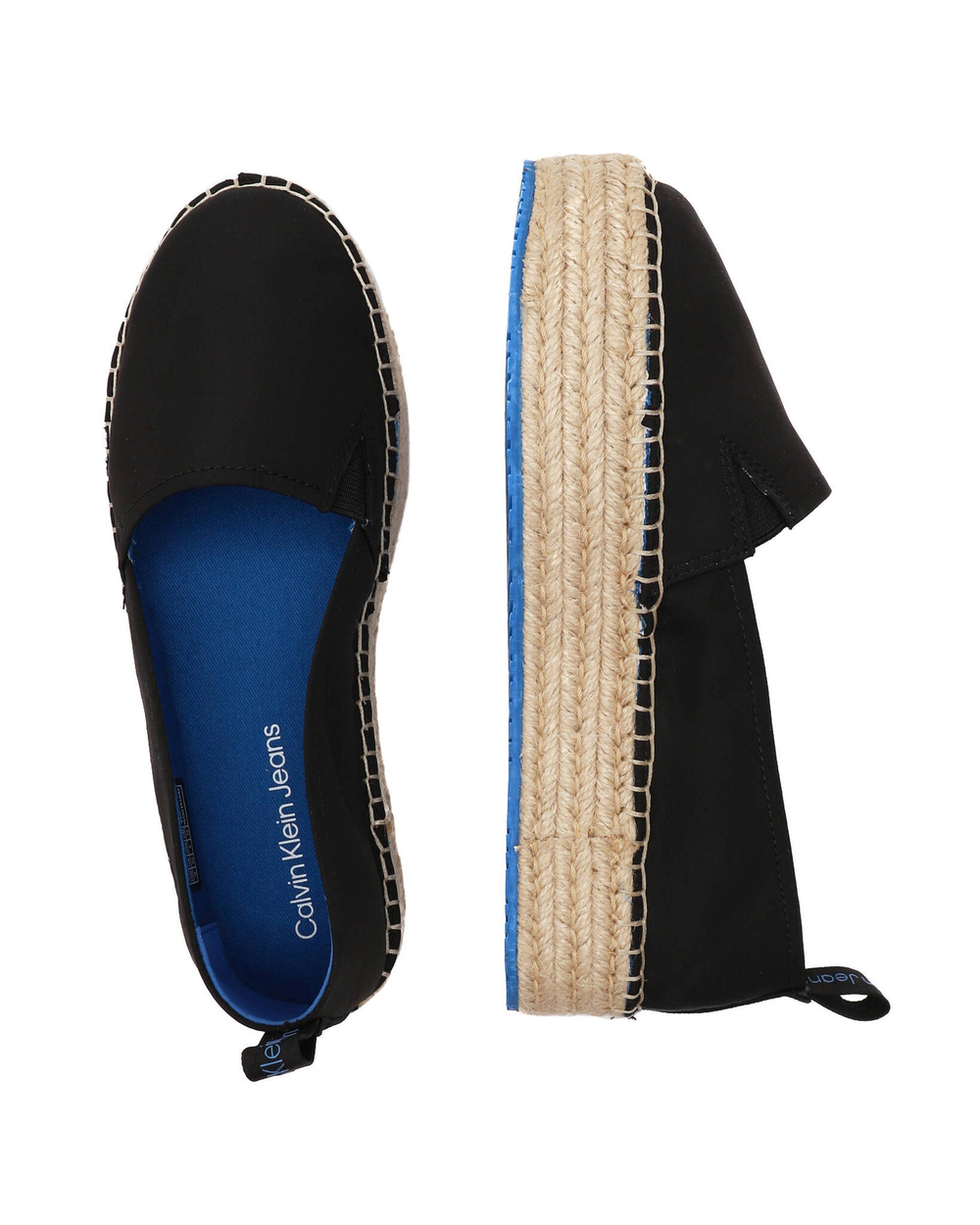 эспадрильи flatform CALVIN KLEIN JEANS - черный(YW0YW00989)