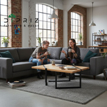 Журнальный столик, 120х80х45, Флеверс, кофейный, из массива дуба, MAKOSA