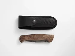 Складной нож "Тайга", дамасская сталь, рукоять орех