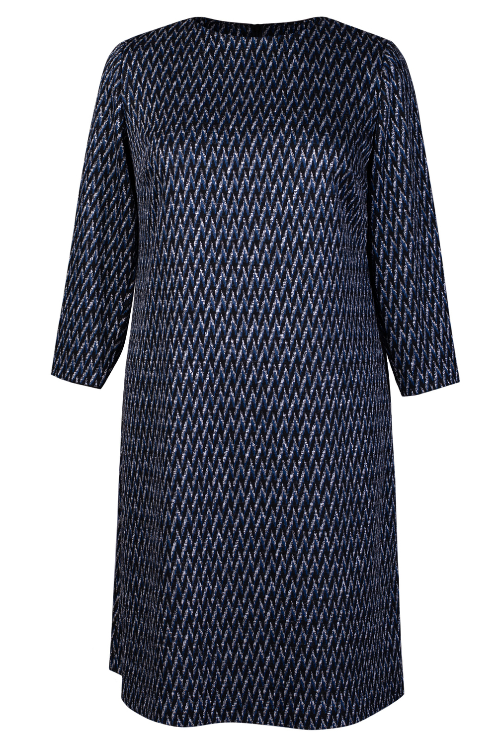 Платье женское 3861ЛП, черно-синий #225ЧС053861ЛП