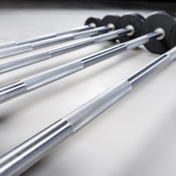 Набор прямых полиуретановых штанг LEVEL (шаг 5 кг, 5 шт) PROFI-FIT 10-30 кг