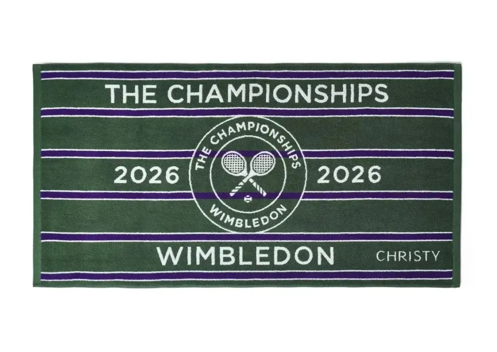 Теннисное полотенце Wimbledon Championships 2026 - green/purple