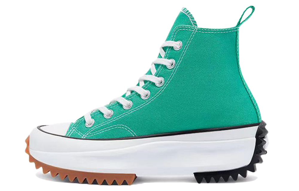 Run Star Converse Hike High "Court Green Gum"