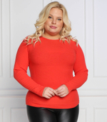 свитер acronimo plus size Persona by Marina Rinaldi - коралловый(1363472)