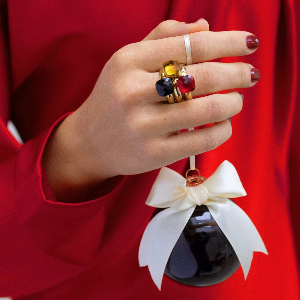 Кольцо Qudo FIRENZE 17.2 (G) Siam 107001/40-4313 17.2 размер 17,2