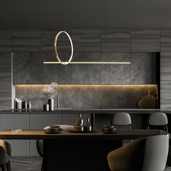 90266/1 / подвесной светильник / золото