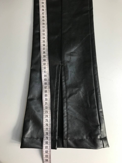 Штаны De Facto под кожу, эффектный клеш с вырезами спереди 42 размер, новые