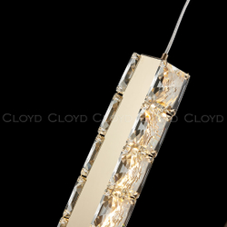 Подвесной светильник Cloyd ELATA P1 / выс. 38 см - золото (арт.11558)
