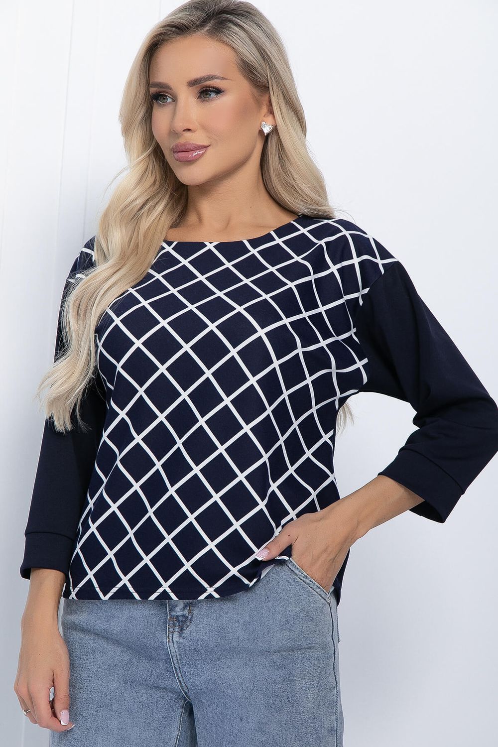 Джемпер Классика жанра (темно-синий) Б11333 LT Collection