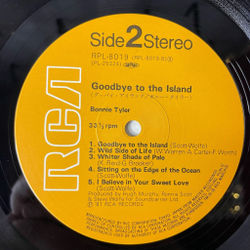 Винтажная виниловая пластинка LP Bonnie Tyler Goodbye To The Island (Japan 1981) (Obi)