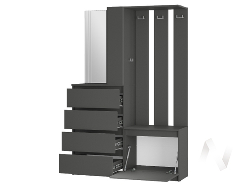 Прихожая ПР-04 МС Симпл (графит)