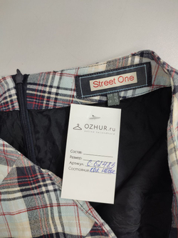 Юбка Street One в клетку 44 размер